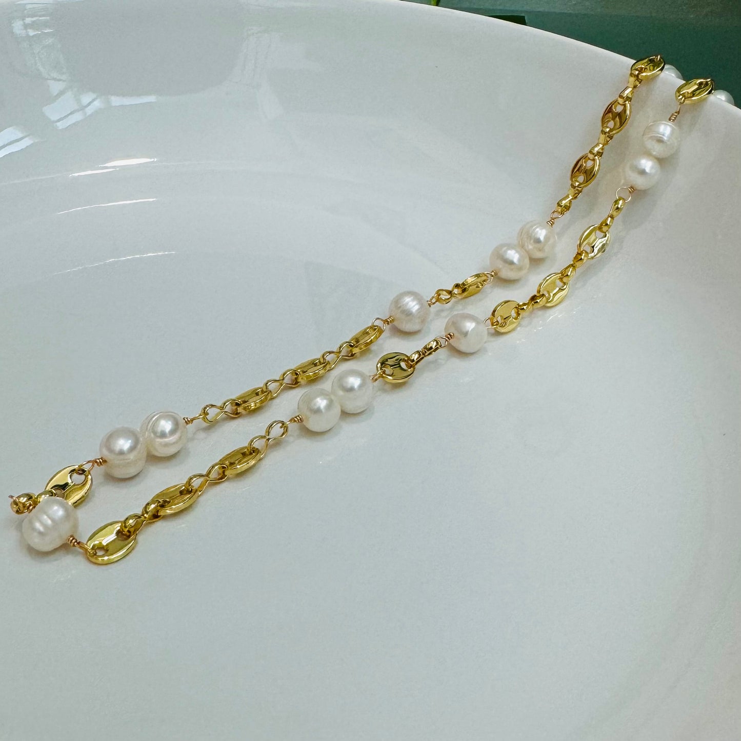 Pearl Gucci Necklace