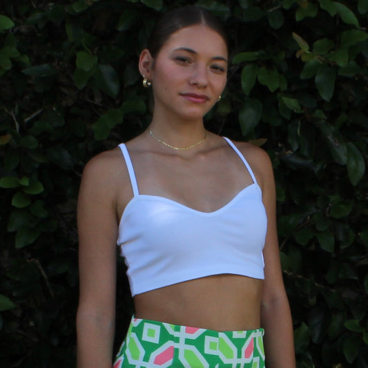 White Crop Top