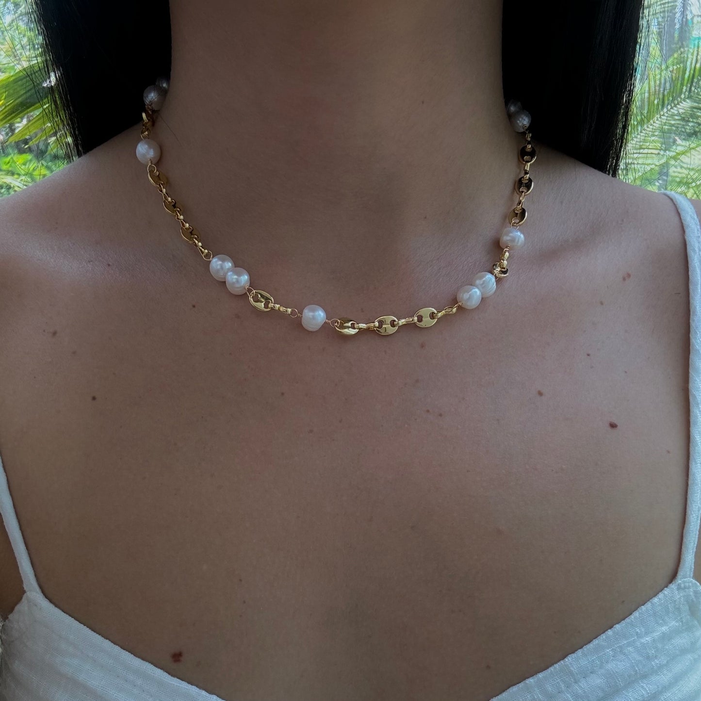 Pearl Gucci Necklace